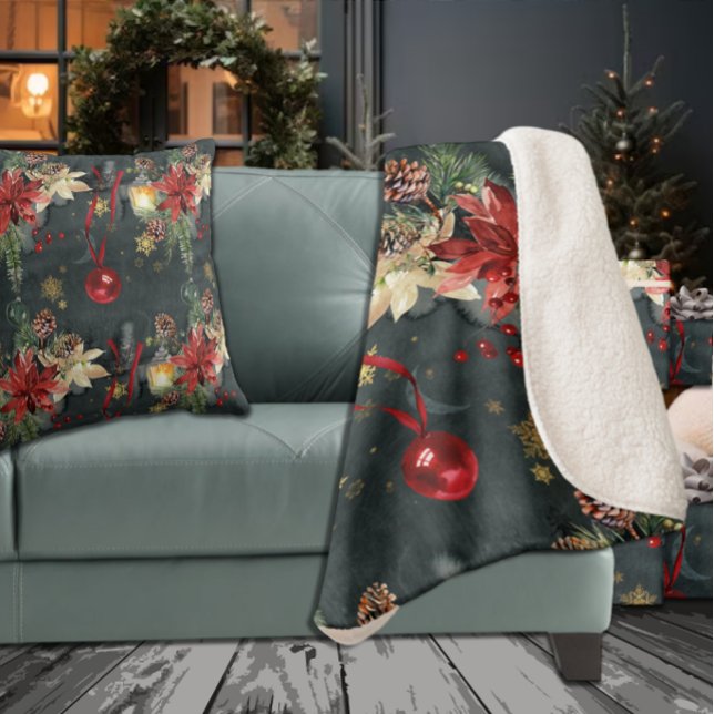 Couverture Sherpa Splendor de Noël (Créateur téléchargé)