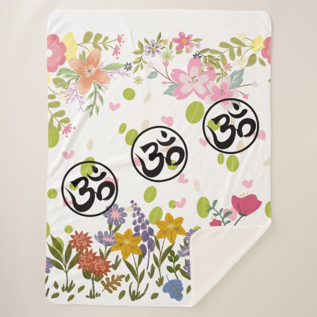 Couverture Sherpa Spring Bloom (Devant)