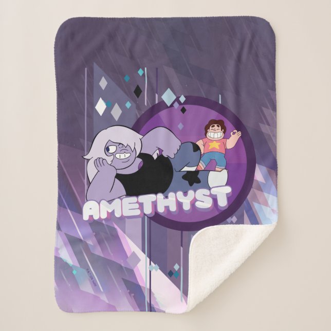 Couverture Sherpa Steven Universe | Graphique de caractères d'améthy (Devant)