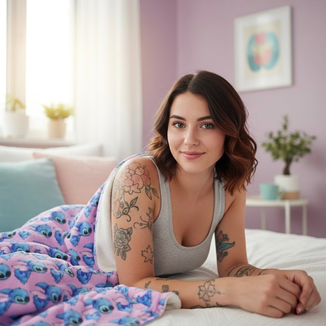 Couverture Sherpa Stitch Sherpa Blanket (Créateur téléchargé)