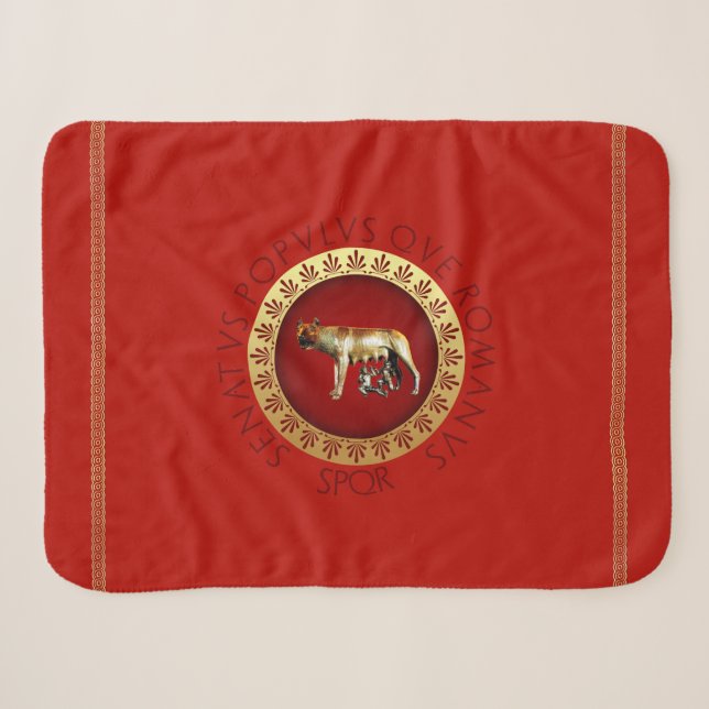 Couverture Sherpa Style d'empire romain (Devant (Horizontal))