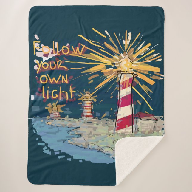 Couverture Sherpa Suivez votre propre lumière (Devant)