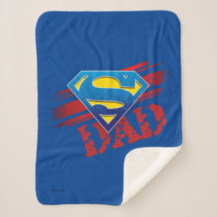 Couverture Sherpa Super Papa Stripes