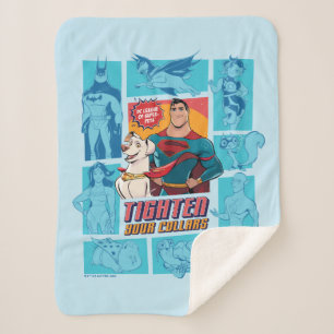 Couverture Sherpa Super Pets & Justice League - Serrez vos colliers