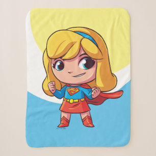 Couverture Sherpa Supergirl "L'avenir est féminin"
