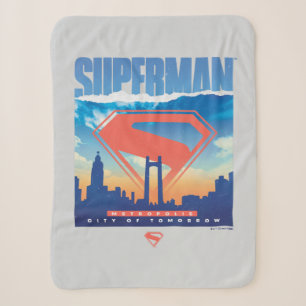 Couverture Sherpa Superman Metropolis Skyline