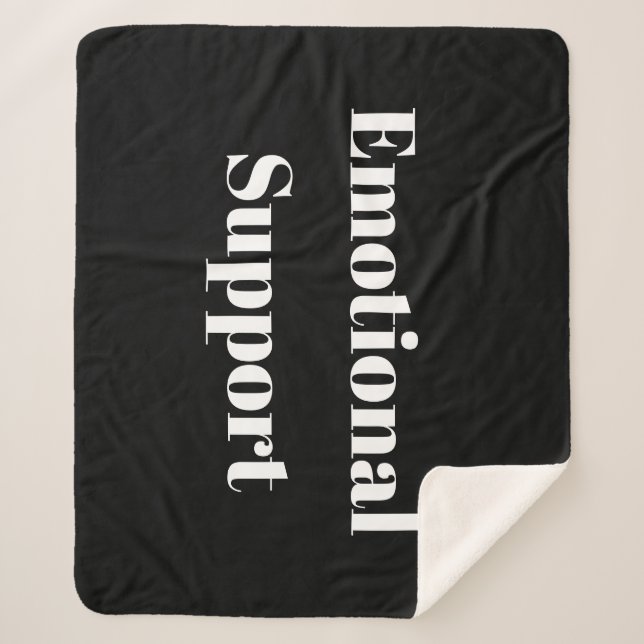 Couverture Sherpa Support émotionnel (Devant)