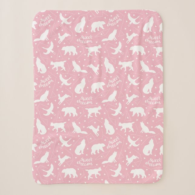 Couverture Sherpa Sweet Dreams | Constellations Star (Devant)