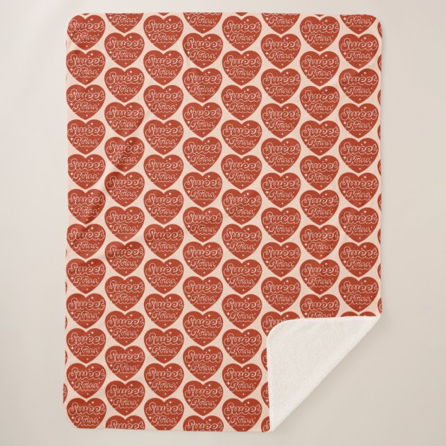 Couverture Sherpa Sweet Kiss Sherpa Blanket (Devant)