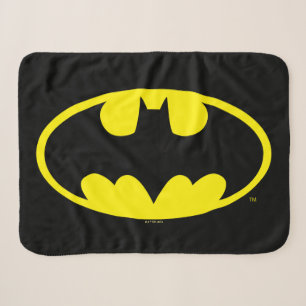 Couverture Sherpa Symbole Batman   Logo Oval de chauve-souris