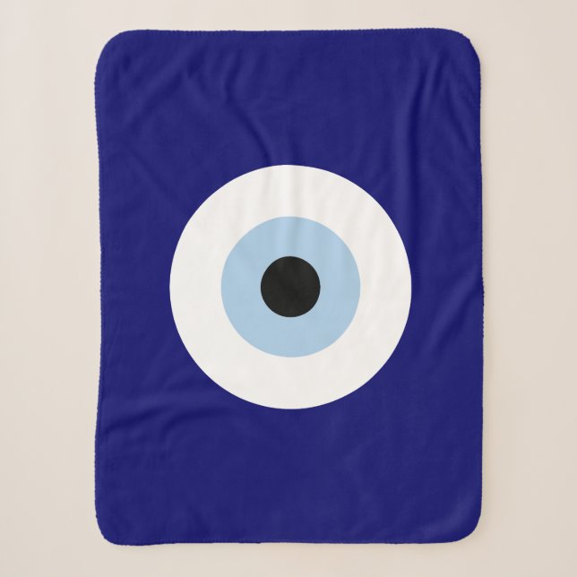 Couverture Sherpa Symbole de protection et de bonne chance (Devant)