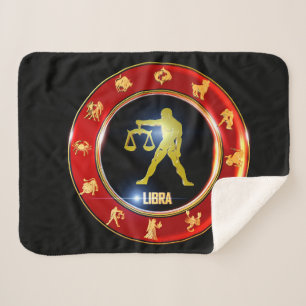Couverture Sherpa SYMBOLE Zodiaque de Libra