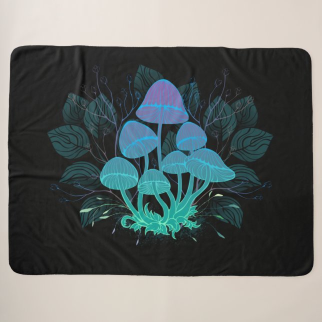 Couverture Sherpa Tabourets dans Bushes (Devant (Horizontal))