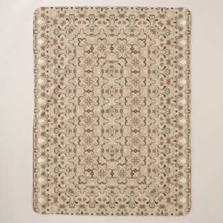 Couverture Sherpa Tapis de couleur persane