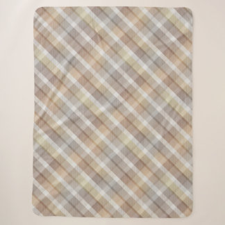 Couverture Sherpa Tartan coloré cosy Sherpa Blanket