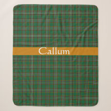 Tartan national irlandais personnalisé
