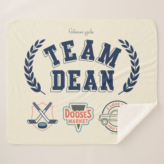 Couverture Sherpa Team Dean Gilmore Girls Design (Devant (Horizontal))