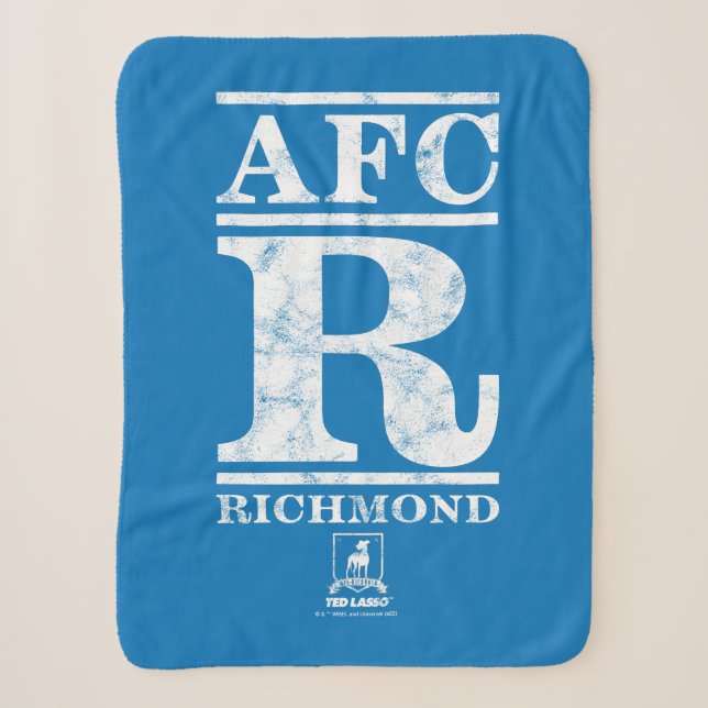 Couverture Sherpa Ted Lasso | AFC R Richmond Text Logo (Devant)