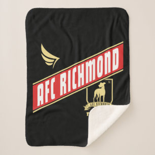 Couverture Sherpa Ted Lasso AFC Richmond Athletic Banner