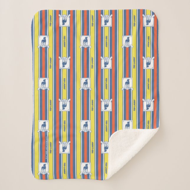 Couverture Sherpa Ted Lasso | AFC Richmond Logo Motif de bande (Devant)