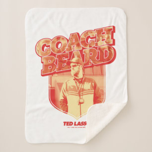 Couverture Sherpa Ted Lasso Coach Beard Badge