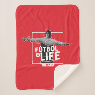 Couverture Sherpa Ted Lasso Dani Rojas Fútbol is Life