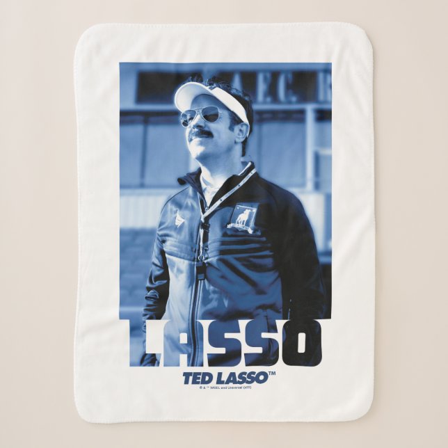 Couverture Sherpa Ted Lasso | Lasso Photo Portrait Graphique (Devant)