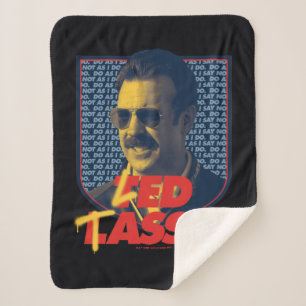 Couverture Sherpa Ted Lasso Led Tasso Badge