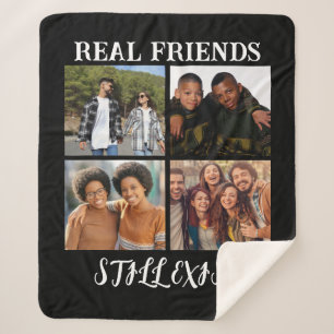 Couverture Sherpa Température photo personnalisée "Les vrais amis ex