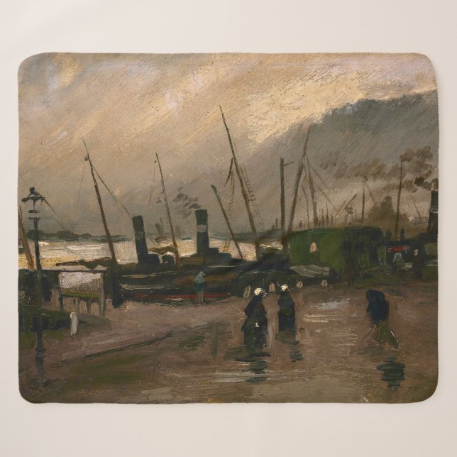 Couverture Sherpa Tempête portuaire des pêcheurs d'Amsterdam par Vin (Devant (Horizontal))