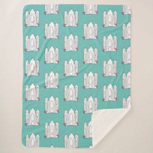Couverture Sherpa Temple mormon simple moderne de Salt Lake City LDS