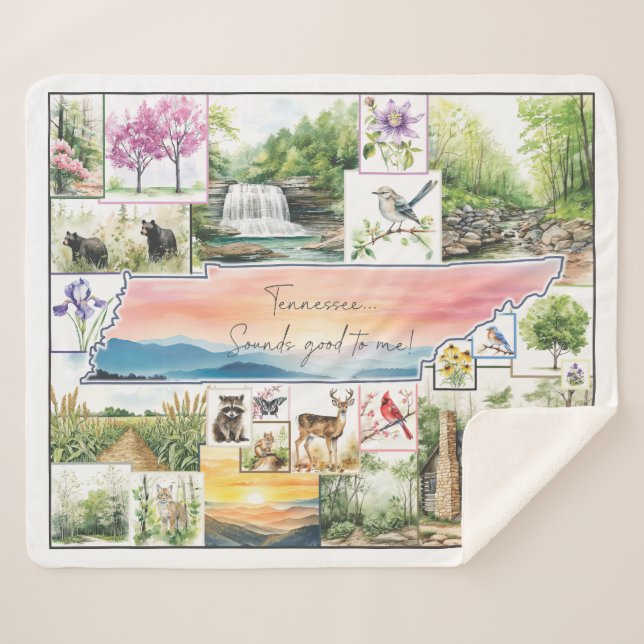 Couverture Sherpa Tennessee Throw - Ça me semble bien (Devant (Horizontal))