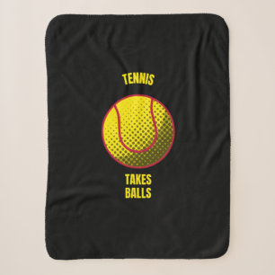 Couverture Sherpa Tennis balls drôle tennis balle sports