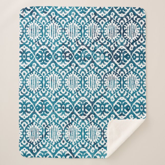 Couverture Sherpa texture géométrique répétition motif créatif moder (Devant)