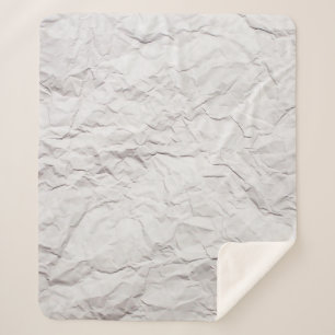 Couverture Sherpa Texture papier recouverte