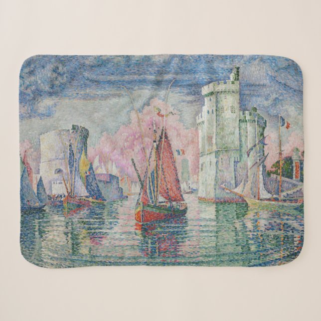 Couverture Sherpa The Bonaventure Pine, Oil Painting, Paul Signac (Devant (Horizontal))