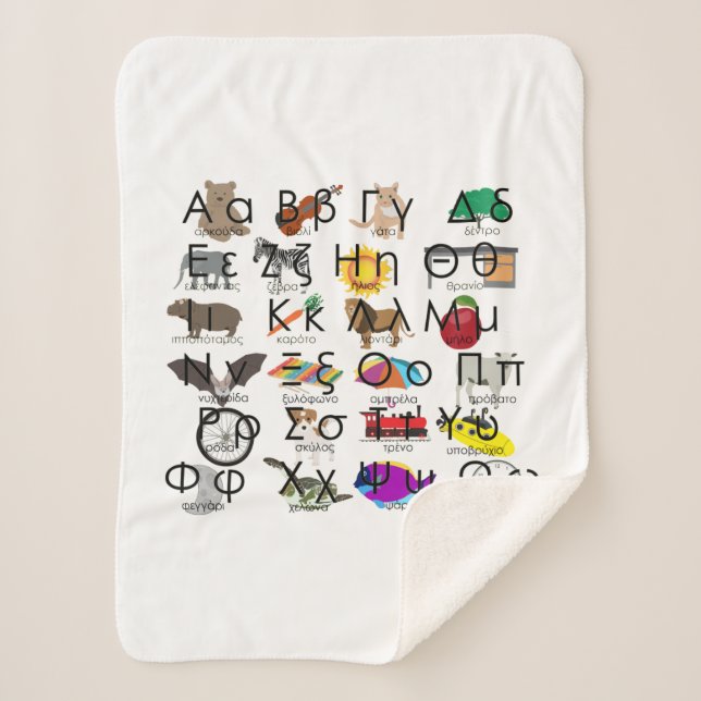 Couverture Sherpa The Greek Alphabet Letters (Devant)