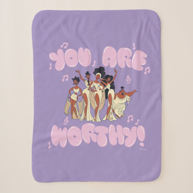 Couverture Sherpa The Muses - You Are Worthy Sherpa Blanket (Devant)