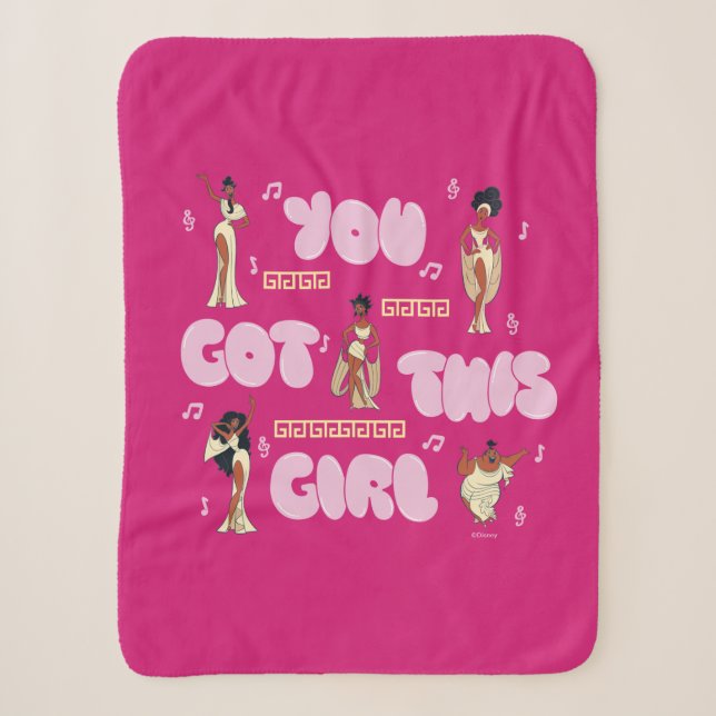 Couverture Sherpa The Muses - You Got This Girl Sherpa Blanket (Devant)