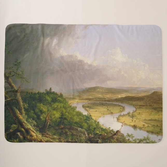 Couverture Sherpa Thomas Cole The Oxbow The Connecticut River (Devant (Horizontal))