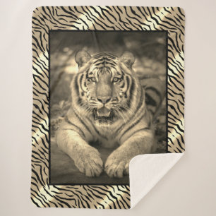 Couverture Sherpa Tiger Sherpa Blanket