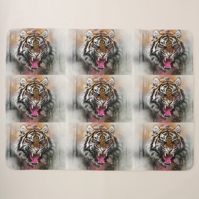 Couverture Sherpa Tigres (Devant (Horizontal))