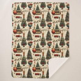 Couverture Sherpa Timeless Christmas Vibes