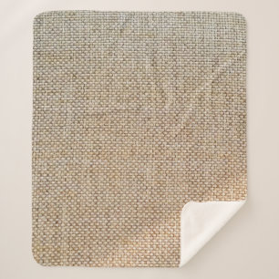 Couverture Sherpa Tissu arrière - plan marron textile
