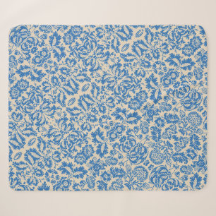 Couverture Sherpa Tissu brocart fleur de Venise de William Morris