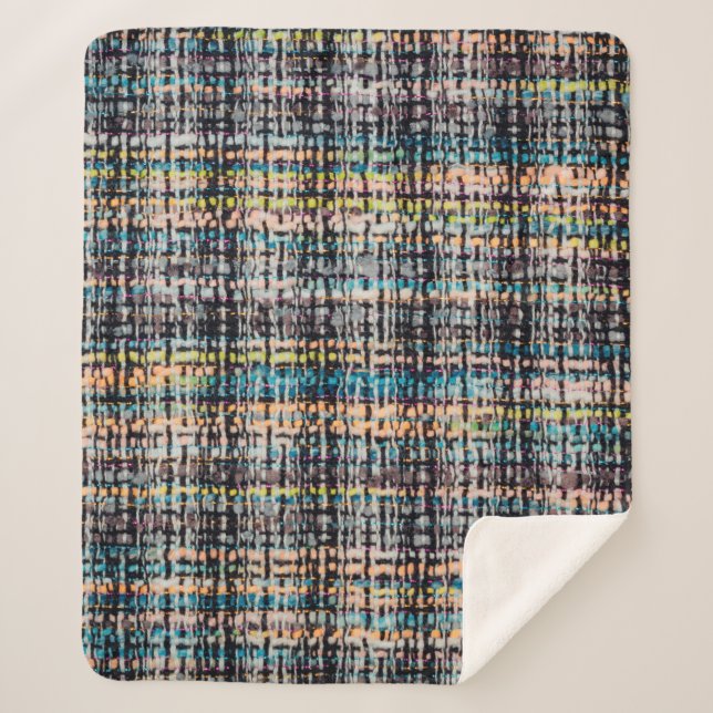 Couverture Sherpa Tissu de tissu de boucle texture arrière - plan (Devant)