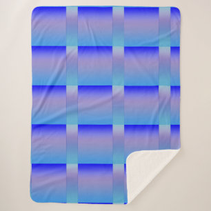 Couverture Sherpa Tons bleus