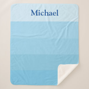 COUVERTURE SHERPA TONS BLEUS SHERPA BLANKET