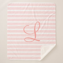 COUVERTURE SHERPA TONS ROSES PERSONNALISÉES SHERPA BLANKET