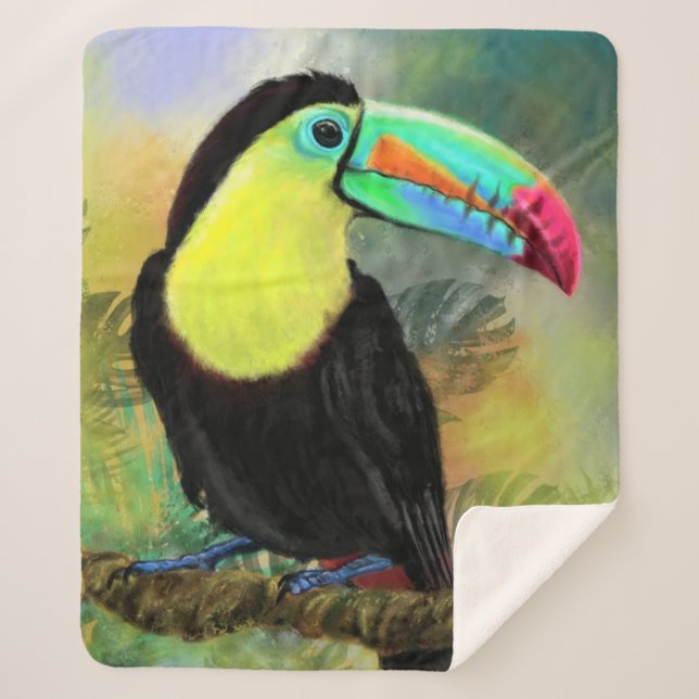 Couverture Sherpa Toucan (Devant)